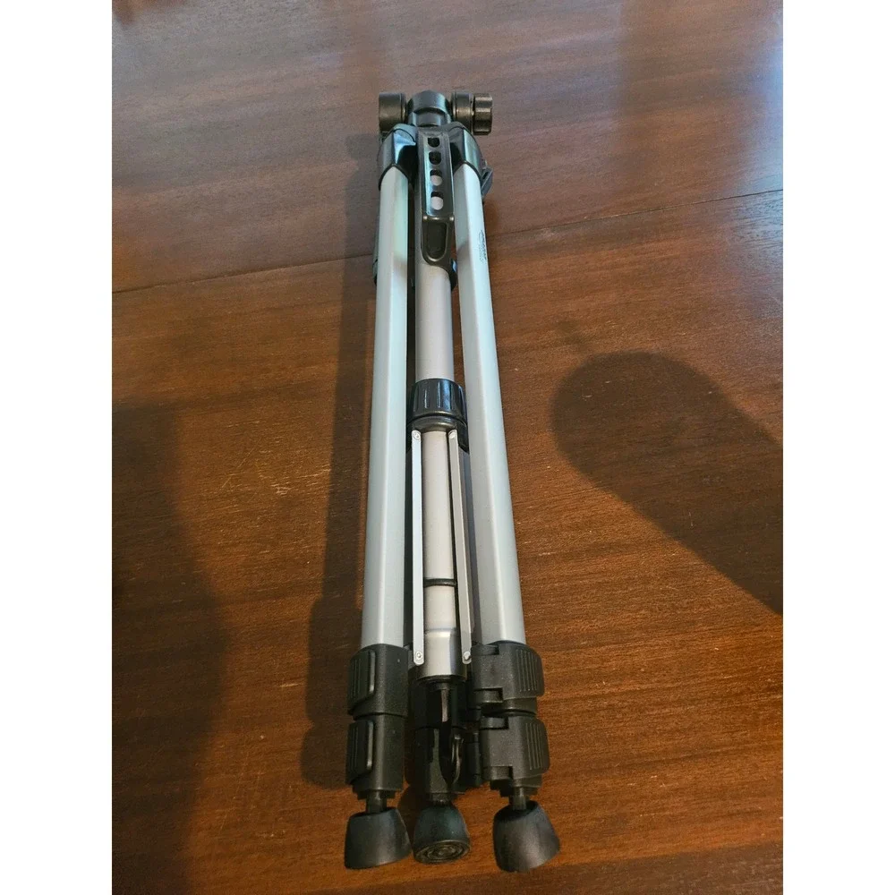 Amazon Basics 60 Inch Lightweight Tripod Unisex Silver Black Aluminum with Bag